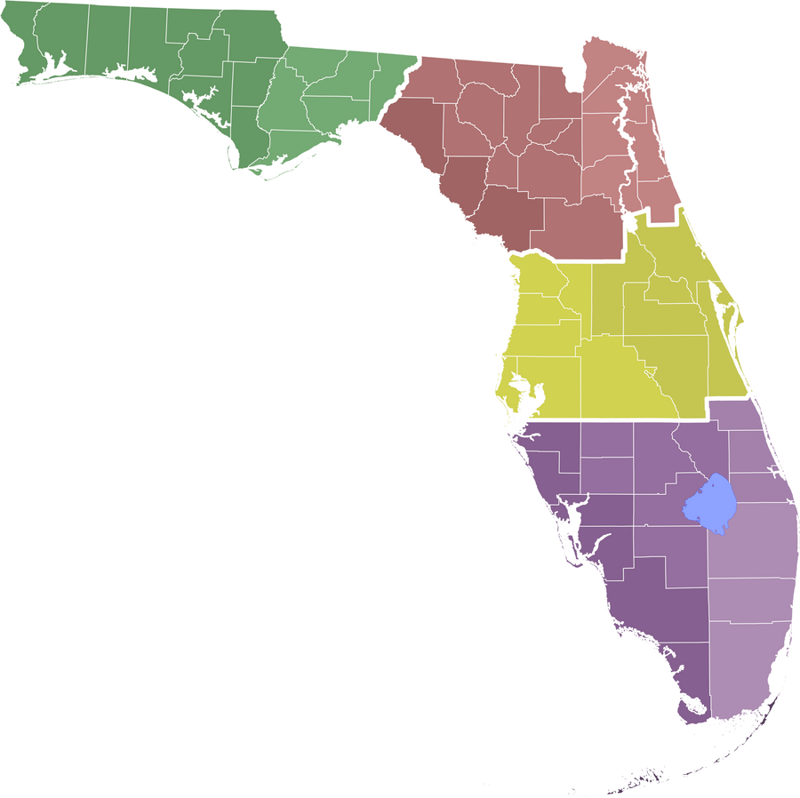 Areas We Serve Map